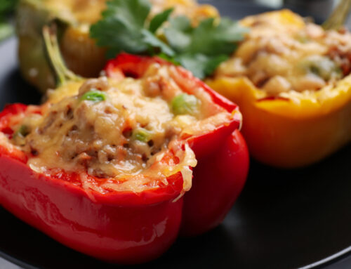 Stuffed Peppers with Cheese